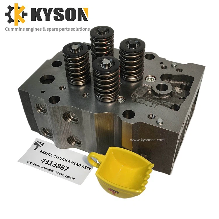 건설 기계 엔진 부품 실린더 헤드 어셈블리 4313887 3646322 3640319 6385906-BY For Cummins K19 QSK19 QSK